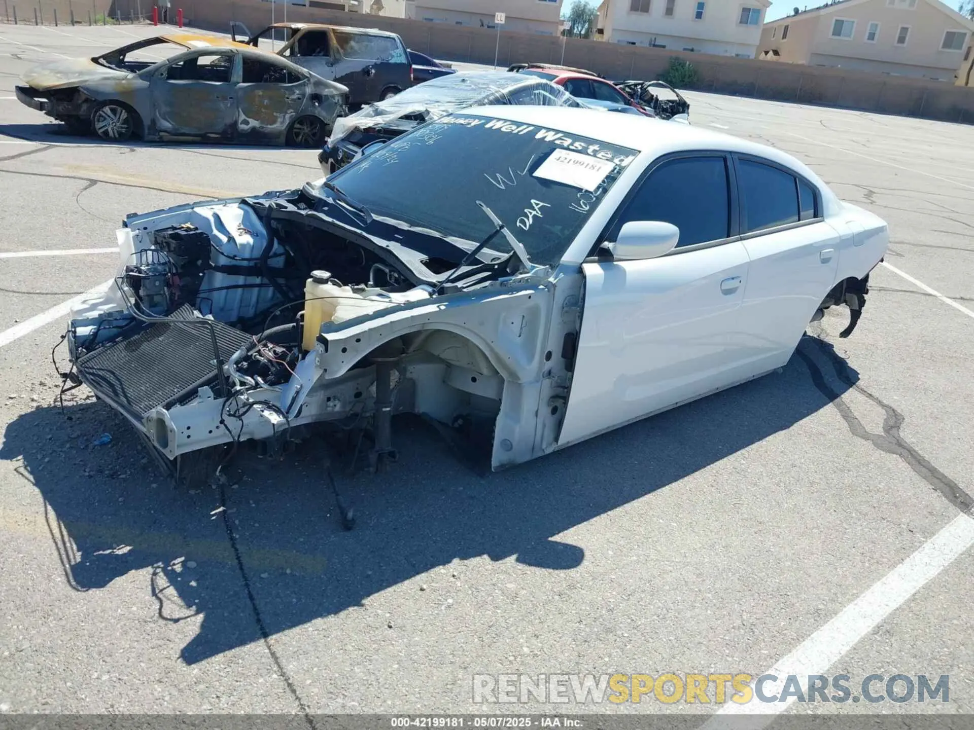 16 Фотография поврежденного автомобиля 2C3CDXGJ9KH742747 DODGE CHARGER 2019