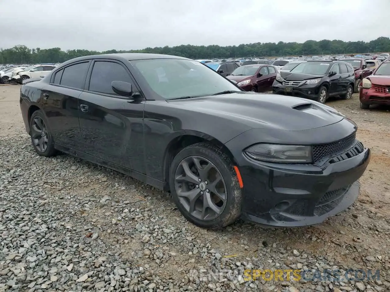 4 Photograph of a damaged car 2C3CDXHG0KH578761 DODGE CHARGER 2019