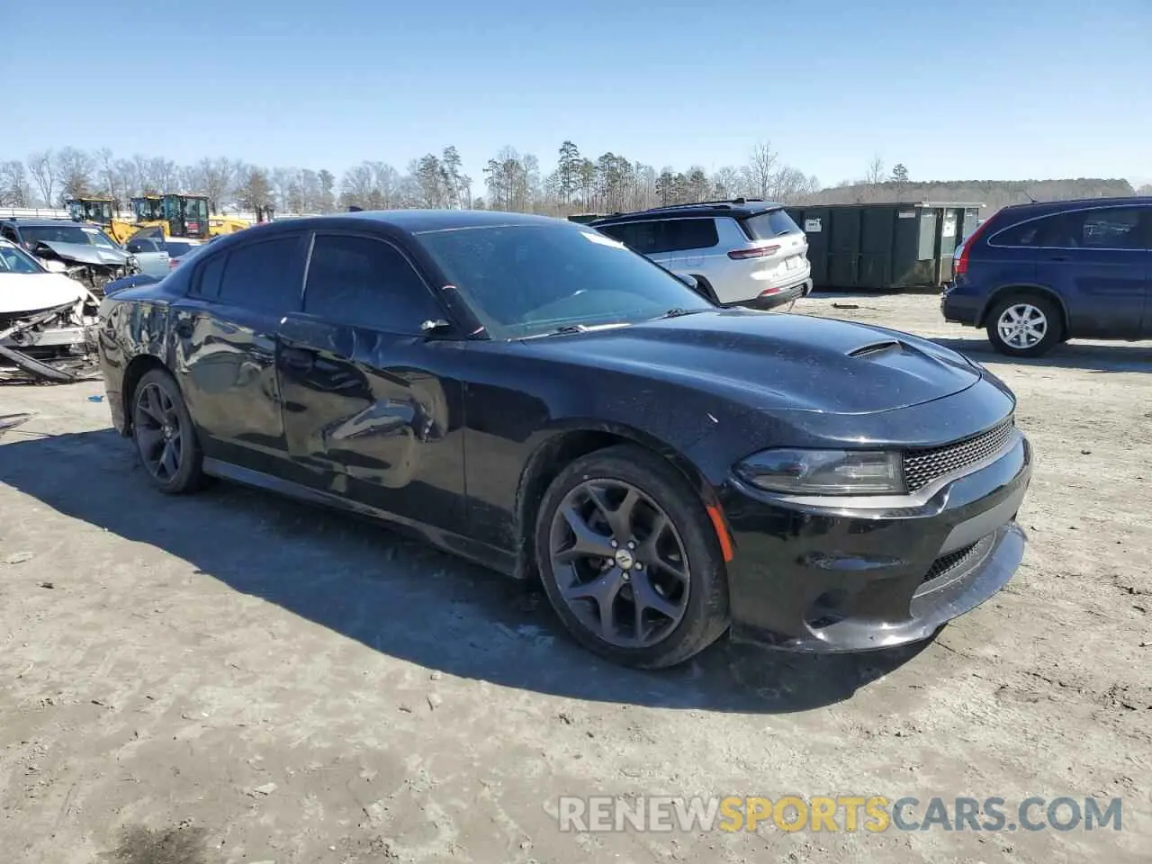 4 Photograph of a damaged car 2C3CDXHG1KH567672 DODGE CHARGER 2019