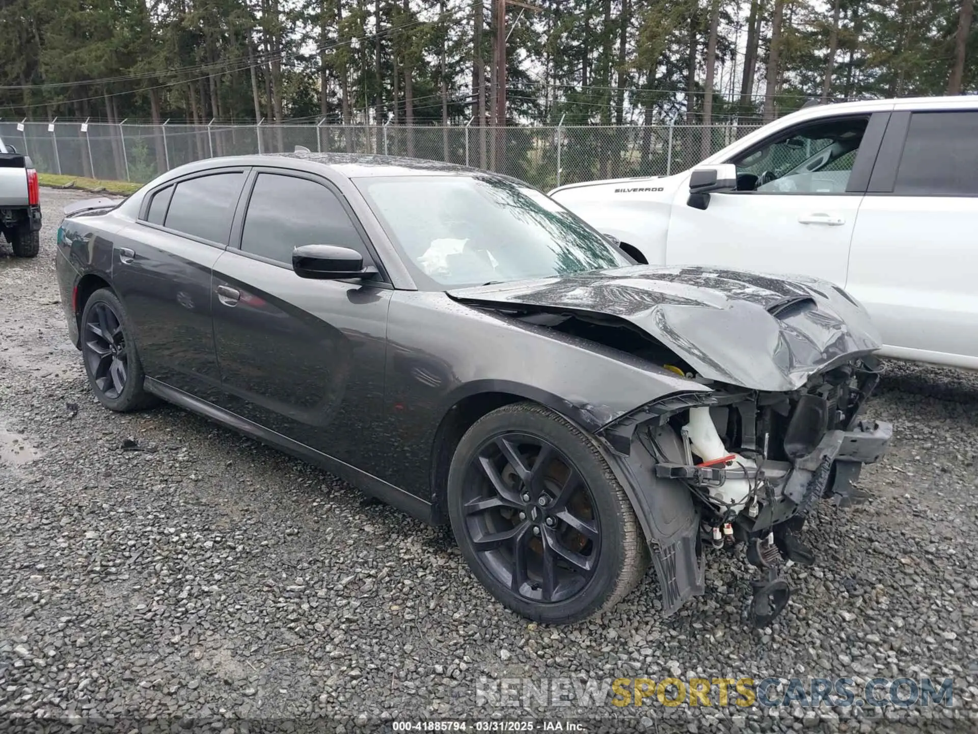 1 Photograph of a damaged car 2C3CDXHG1KH714119 DODGE CHARGER 2019
