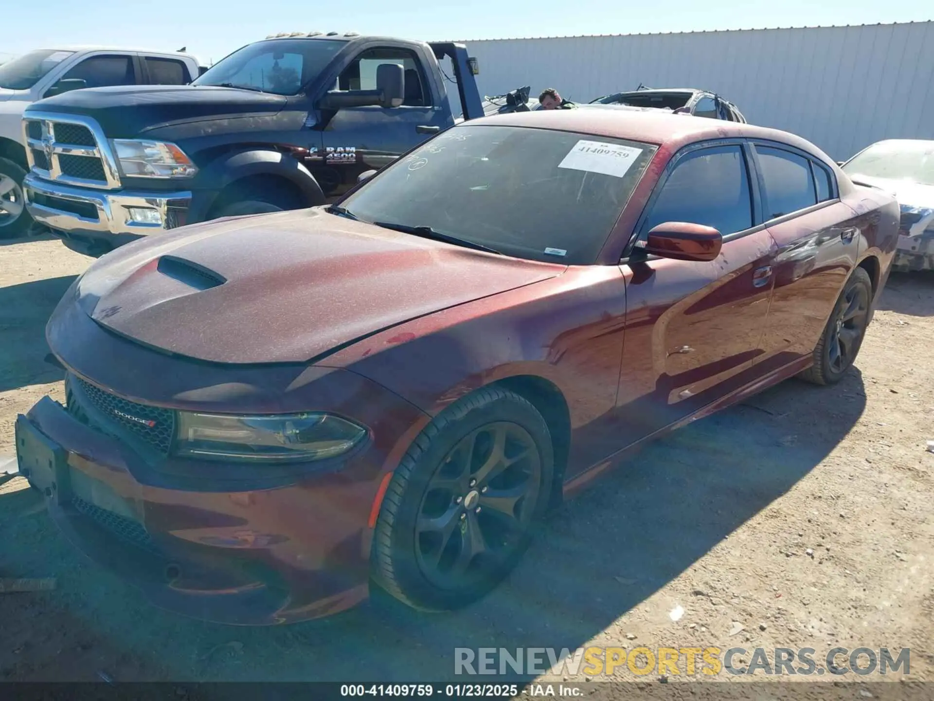 2 Photograph of a damaged car 2C3CDXHG2KH585176 DODGE CHARGER 2019