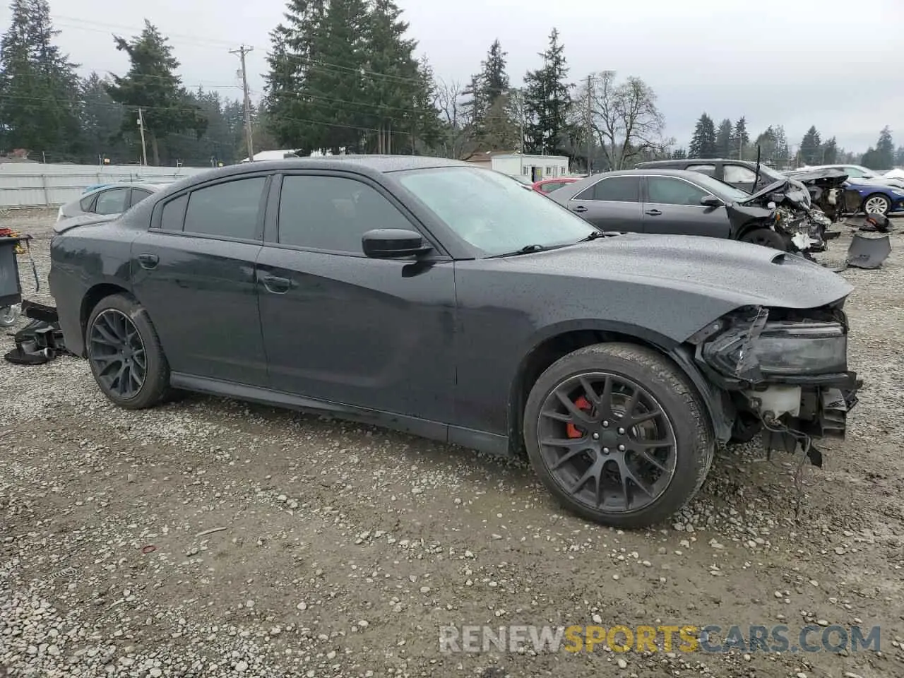 4 Фотография поврежденного автомобиля 2C3CDXHG2KH608648 DODGE CHARGER 2019