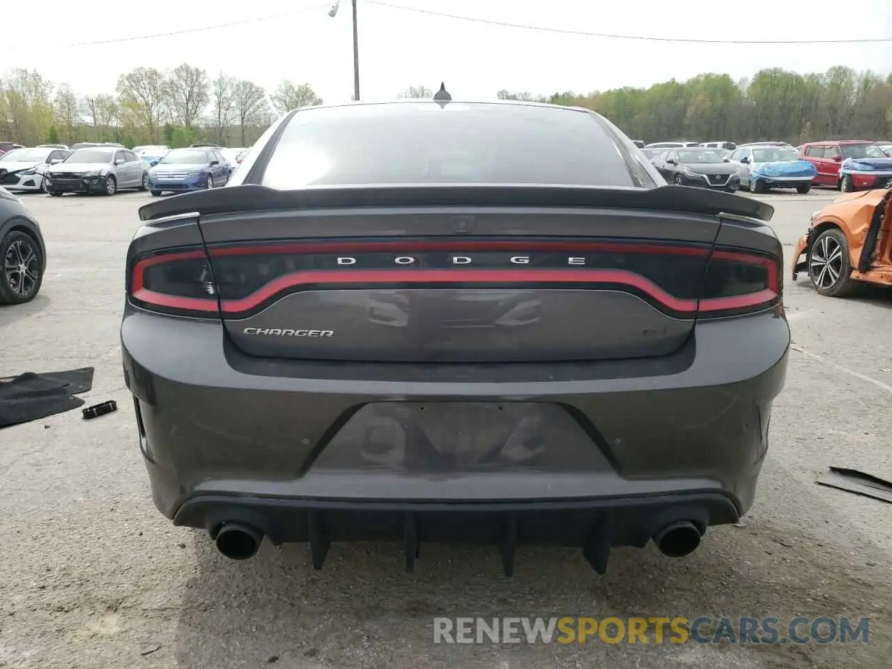 6 Photograph of a damaged car 2C3CDXHG3KH678143 DODGE CHARGER 2019