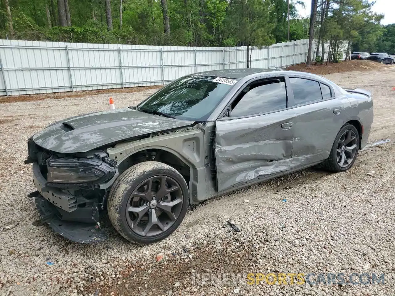 1 Photograph of a damaged car 2C3CDXHG3KH691930 DODGE CHARGER 2019