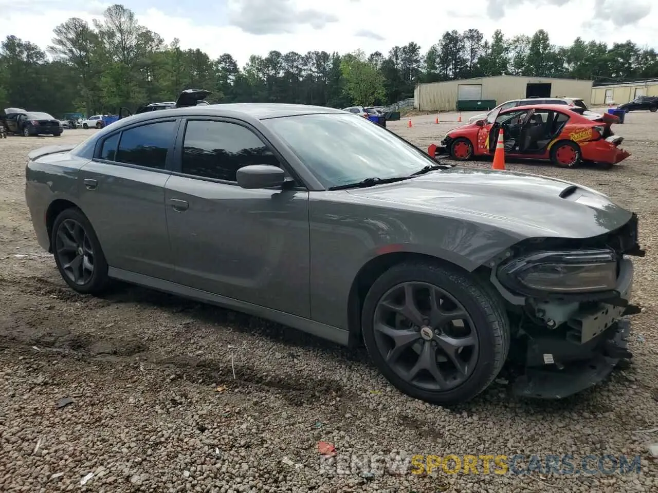 4 Photograph of a damaged car 2C3CDXHG3KH691930 DODGE CHARGER 2019