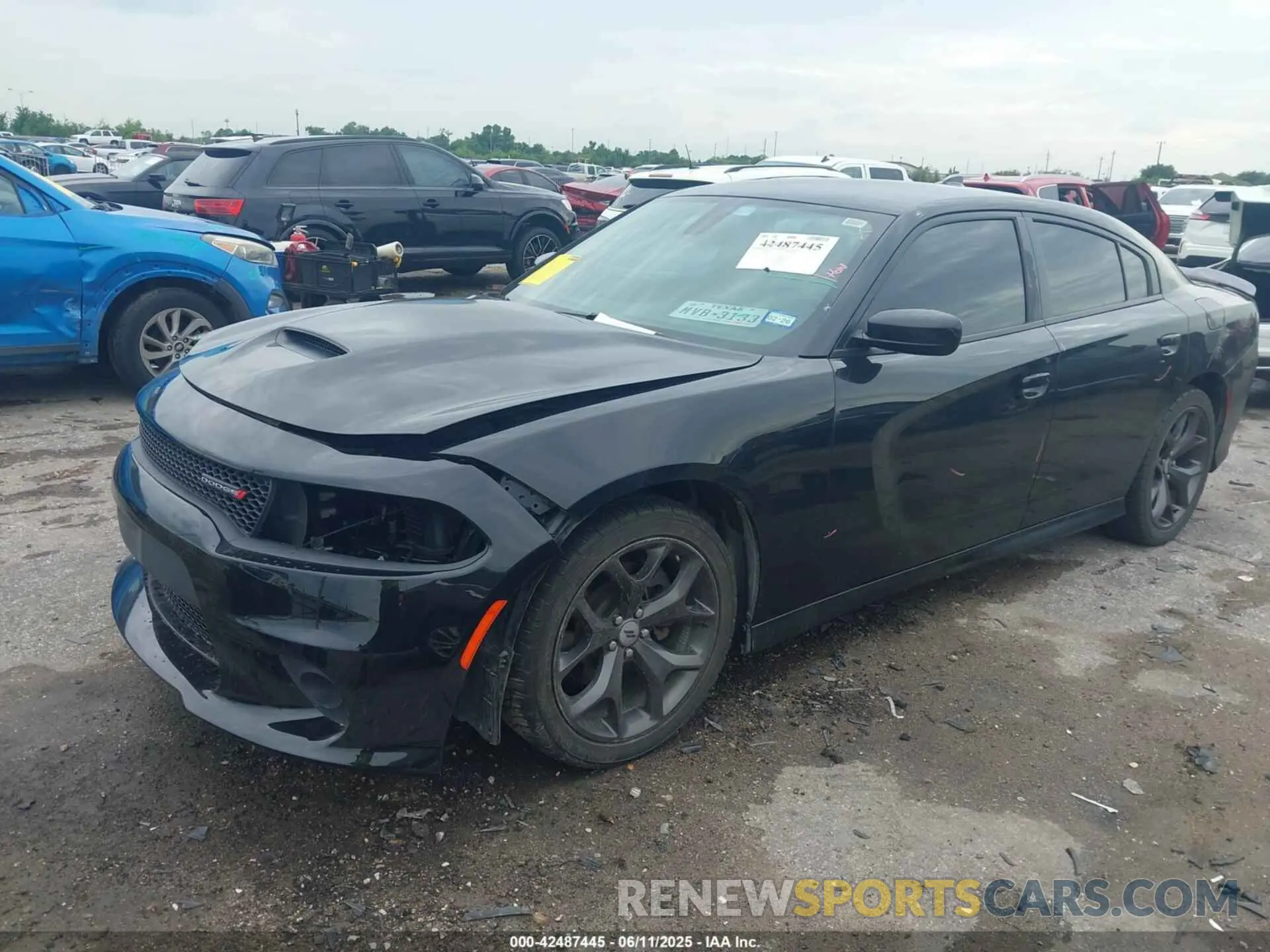 2 Photograph of a damaged car 2C3CDXHG3KH749261 DODGE CHARGER 2019