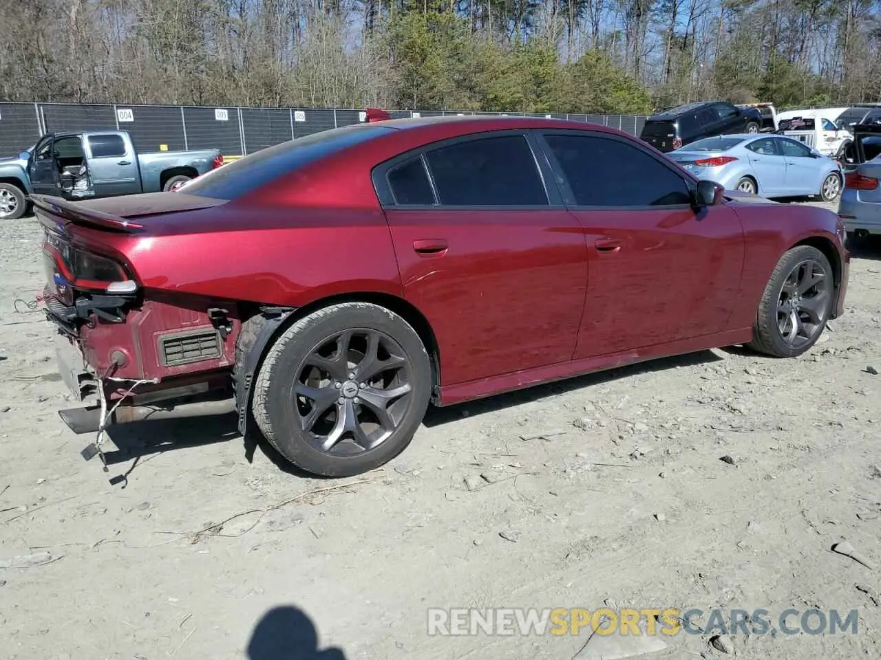 3 Photograph of a damaged car 2C3CDXHG3KH754458 DODGE CHARGER 2019