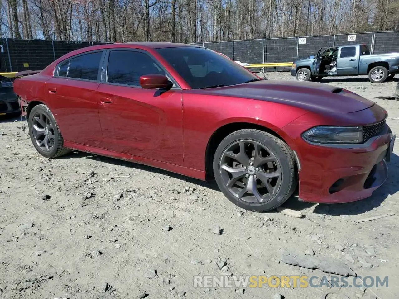 4 Photograph of a damaged car 2C3CDXHG3KH754458 DODGE CHARGER 2019