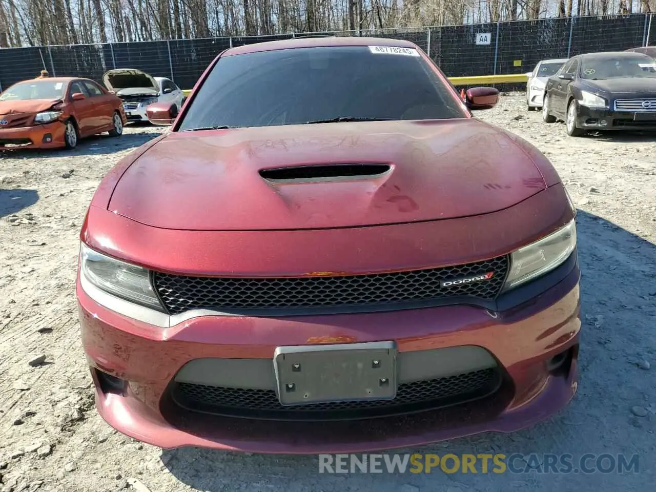 5 Photograph of a damaged car 2C3CDXHG3KH754458 DODGE CHARGER 2019
