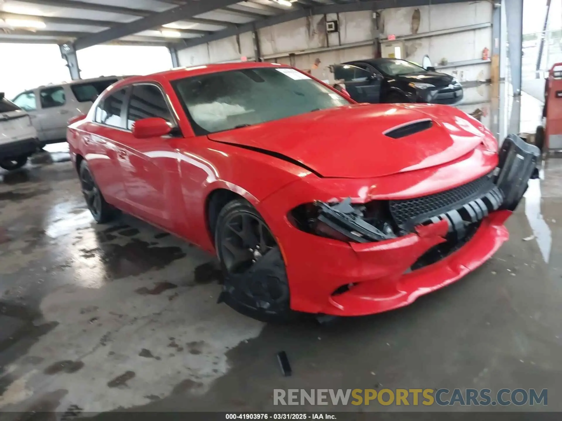 1 Photograph of a damaged car 2C3CDXHG4KH526761 DODGE CHARGER 2019