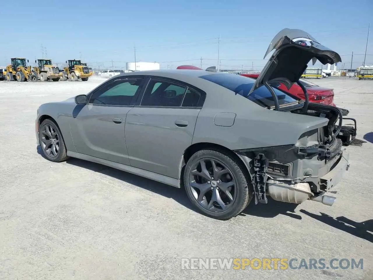 2 Photograph of a damaged car 2C3CDXHG4KH567231 DODGE CHARGER 2019