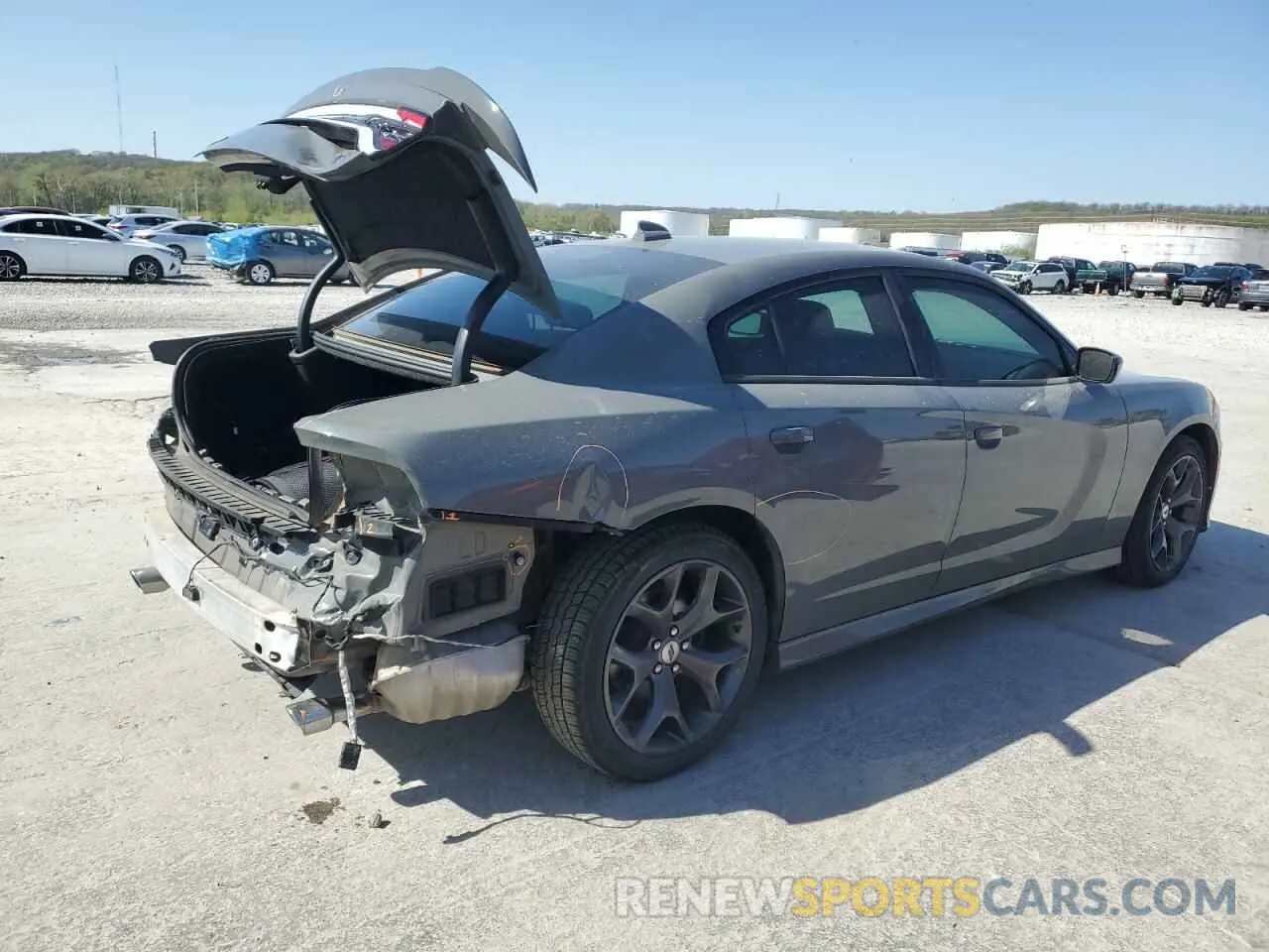 3 Photograph of a damaged car 2C3CDXHG4KH567231 DODGE CHARGER 2019
