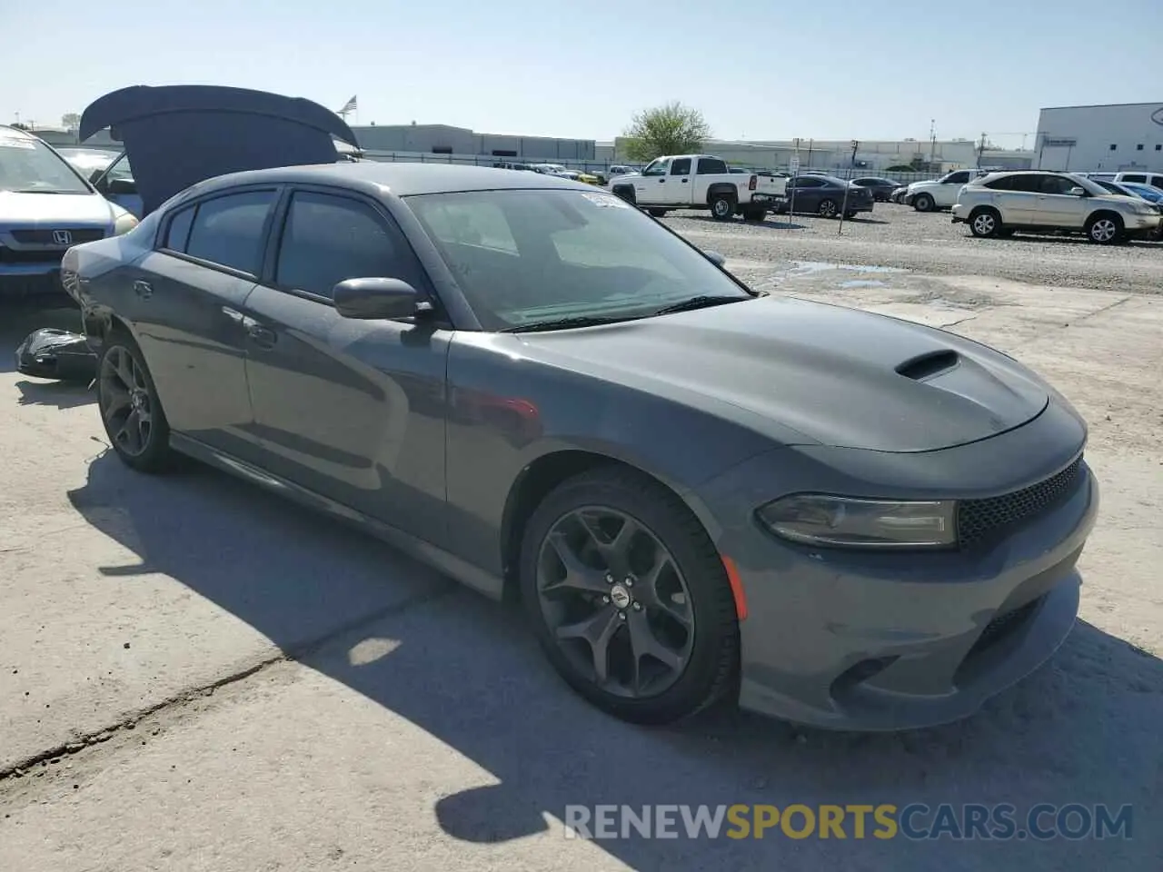 4 Photograph of a damaged car 2C3CDXHG4KH567231 DODGE CHARGER 2019
