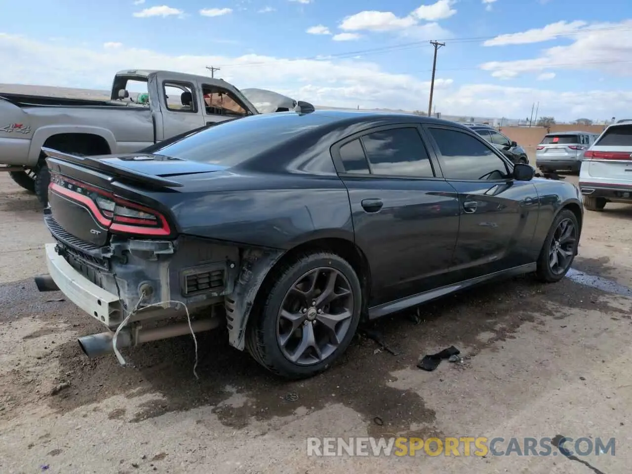 3 Фотография поврежденного автомобиля 2C3CDXHG4KH598320 DODGE CHARGER 2019