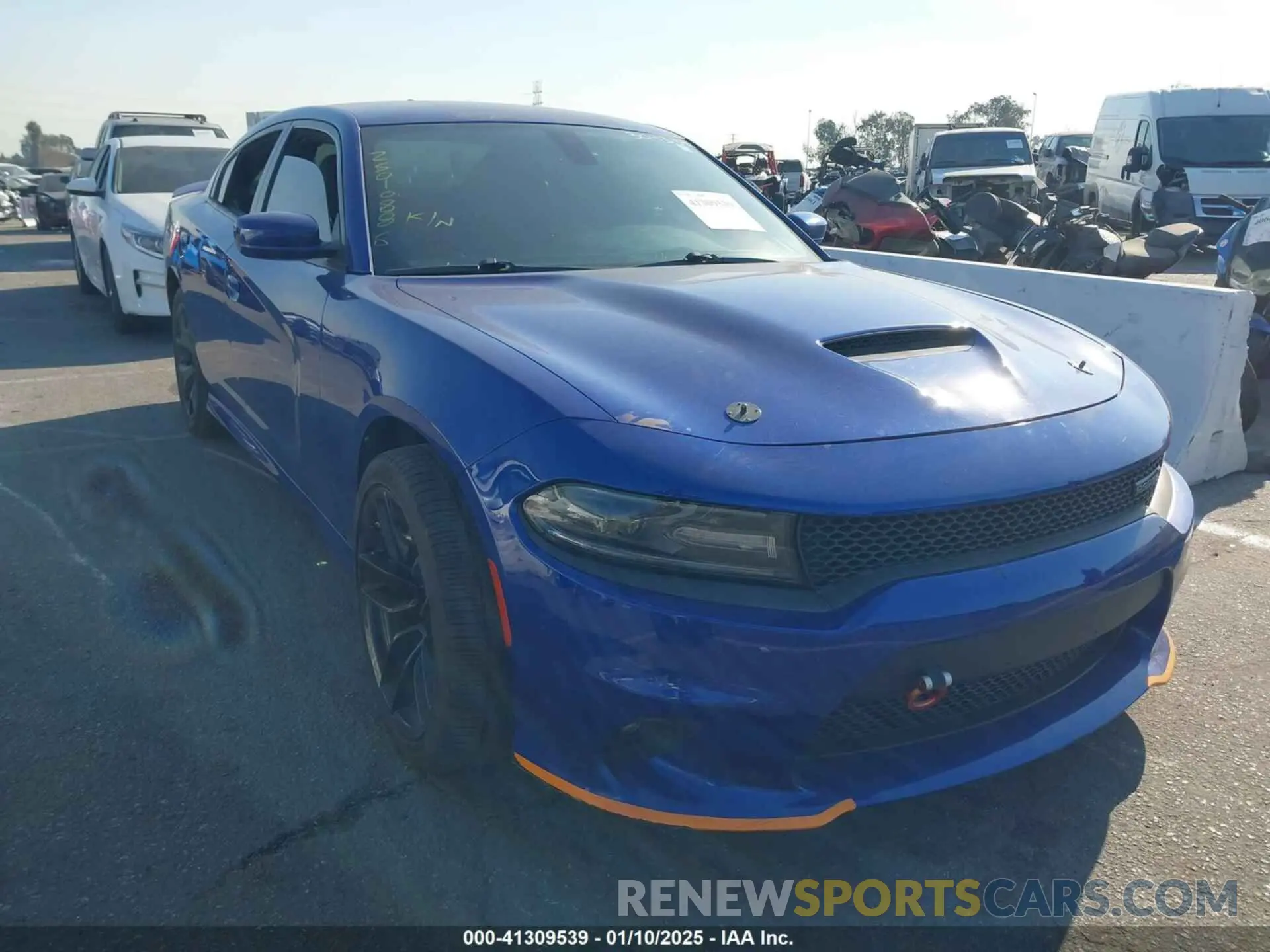 1 Фотография поврежденного автомобиля 2C3CDXHG4KH613043 DODGE CHARGER 2019