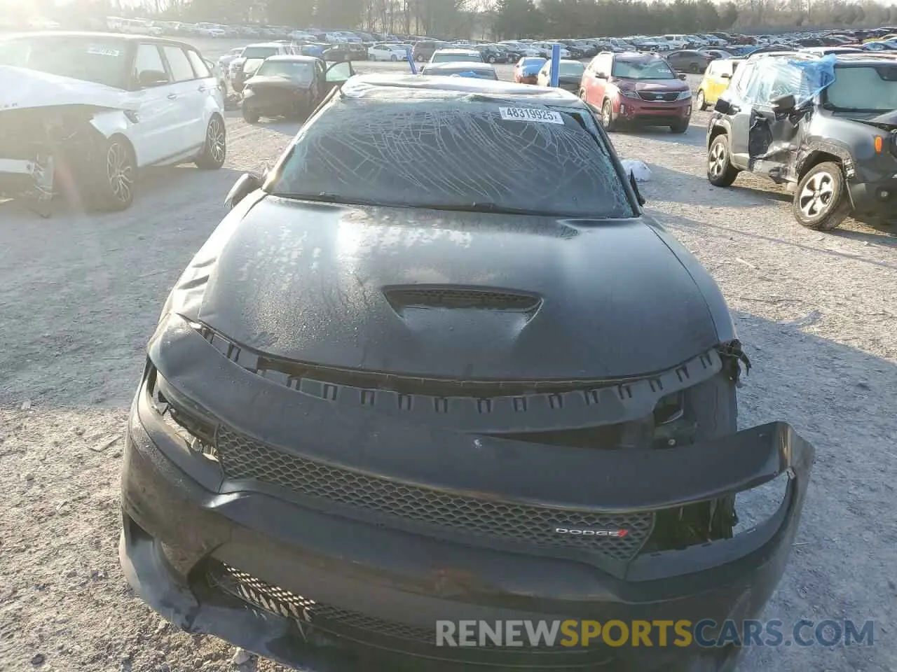 5 Photograph of a damaged car 2C3CDXHG4KH685179 DODGE CHARGER 2019