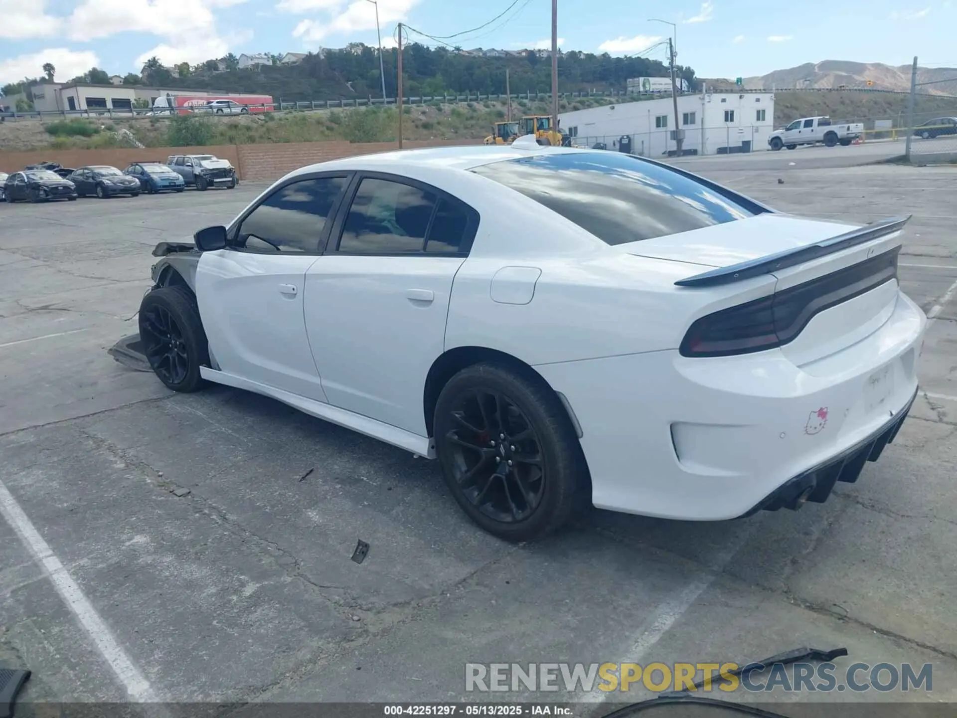 3 Photograph of a damaged car 2C3CDXHG4KH747003 DODGE CHARGER 2019