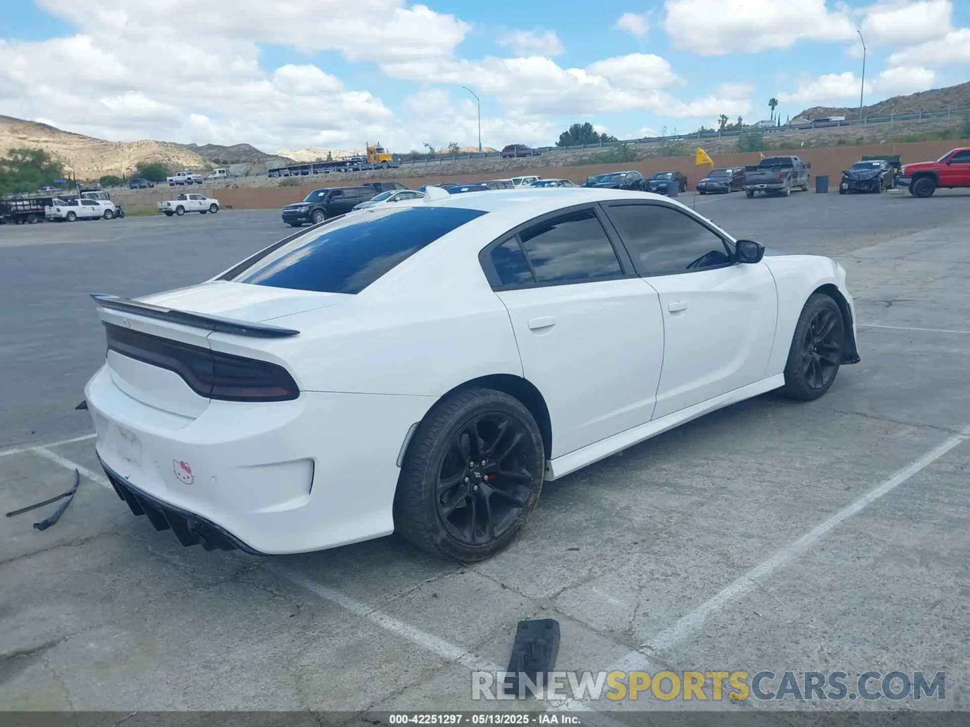 4 Photograph of a damaged car 2C3CDXHG4KH747003 DODGE CHARGER 2019