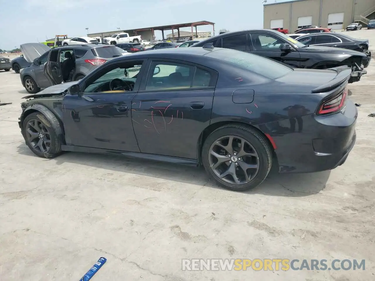 2 Photograph of a damaged car 2C3CDXHG5KH561129 DODGE CHARGER 2019
