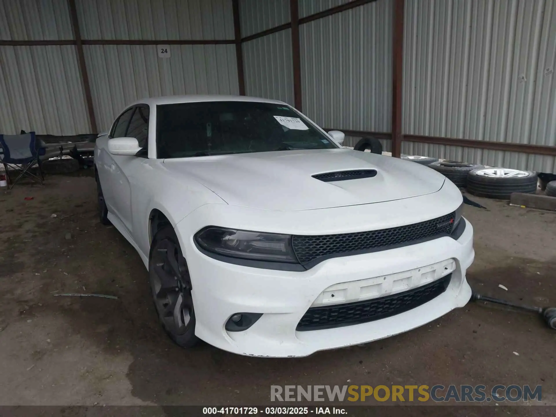 1 Photograph of a damaged car 2C3CDXHG6KH512506 DODGE CHARGER 2019