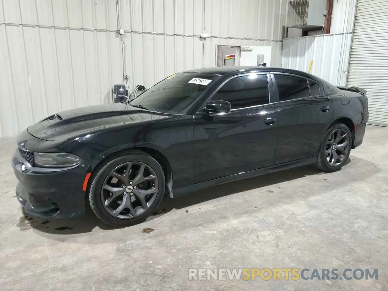 1 Photograph of a damaged car 2C3CDXHG6KH527037 DODGE CHARGER 2019