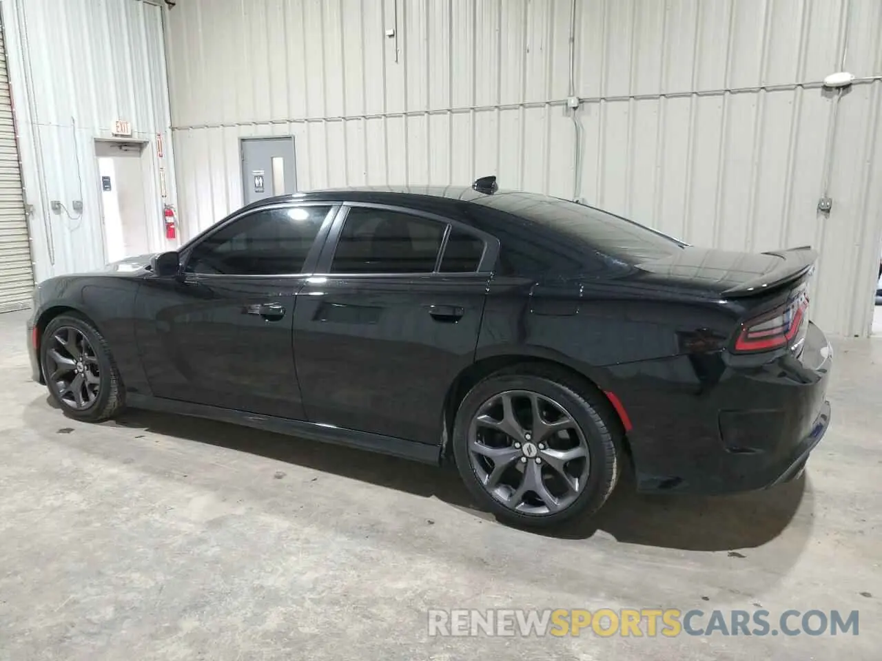 2 Photograph of a damaged car 2C3CDXHG6KH527037 DODGE CHARGER 2019