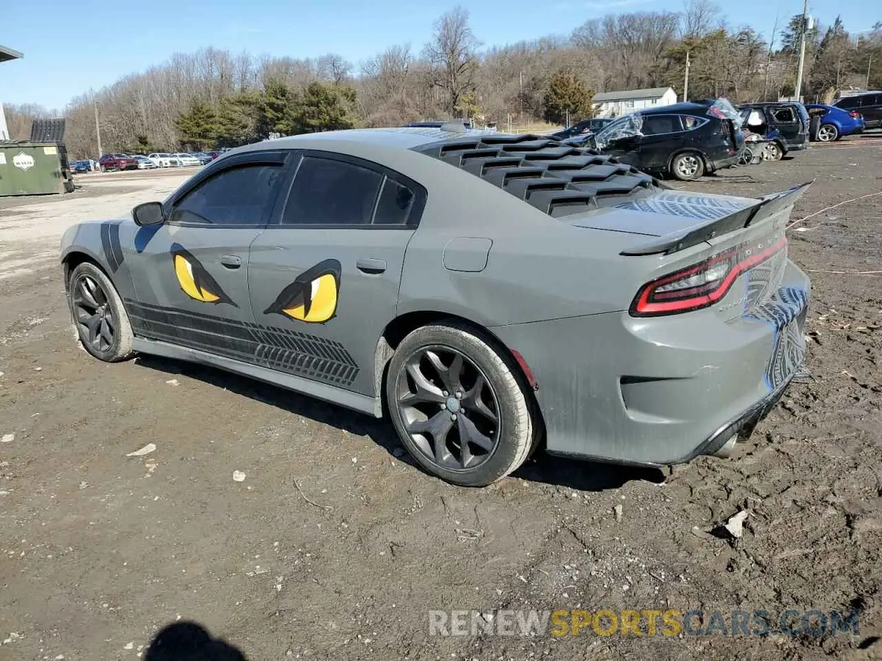 2 Photograph of a damaged car 2C3CDXHG6KH583995 DODGE CHARGER 2019