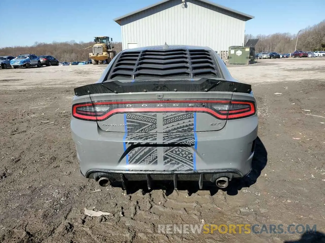 6 Photograph of a damaged car 2C3CDXHG6KH583995 DODGE CHARGER 2019