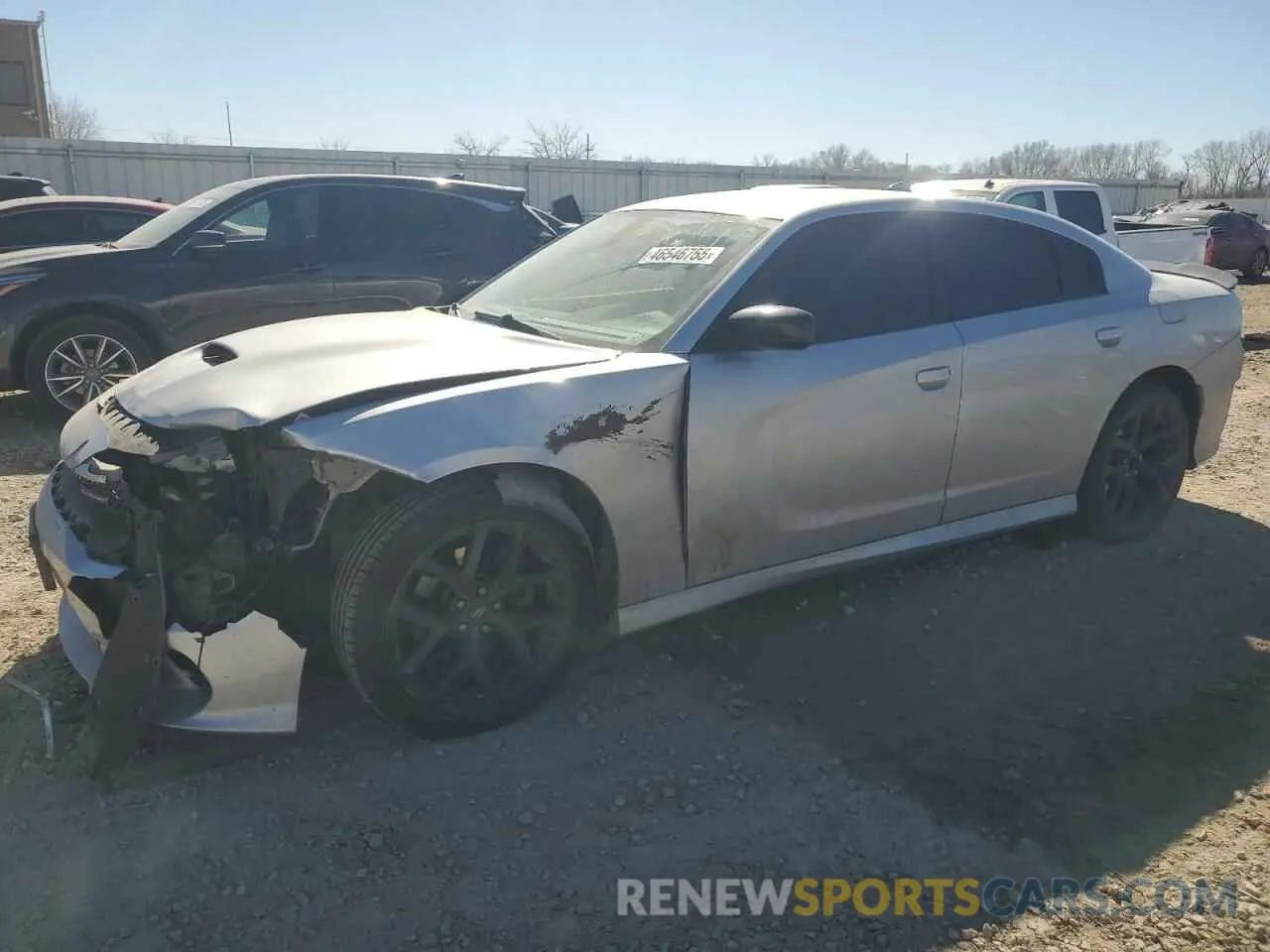 1 Photograph of a damaged car 2C3CDXHG6KH622178 DODGE CHARGER 2019