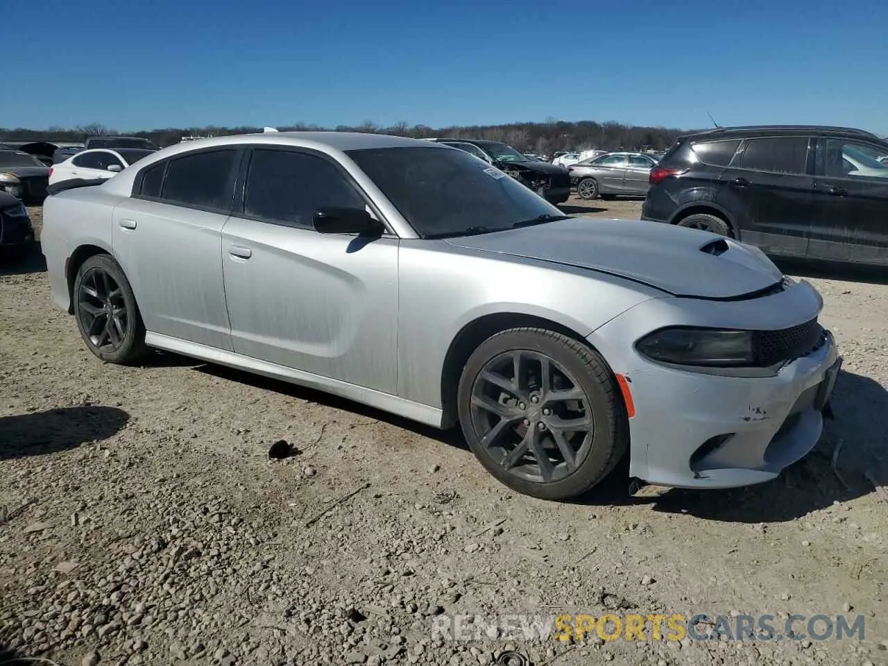 4 Photograph of a damaged car 2C3CDXHG6KH622178 DODGE CHARGER 2019