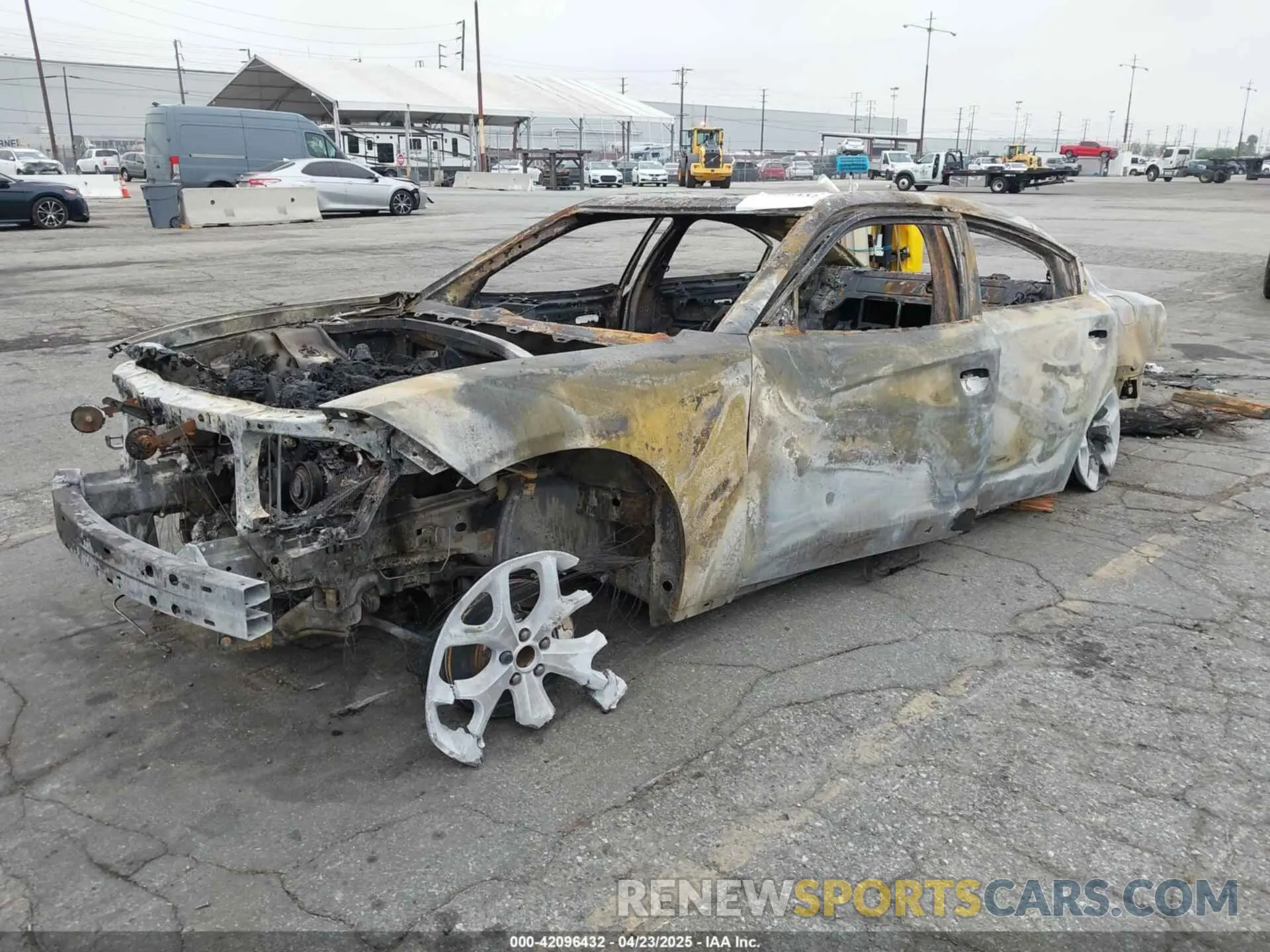 2 Photograph of a damaged car 2C3CDXHG6KH673647 DODGE CHARGER 2019