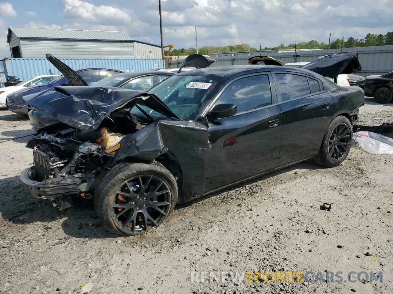 1 Фотография поврежденного автомобиля 2C3CDXHG7KH561021 DODGE CHARGER 2019