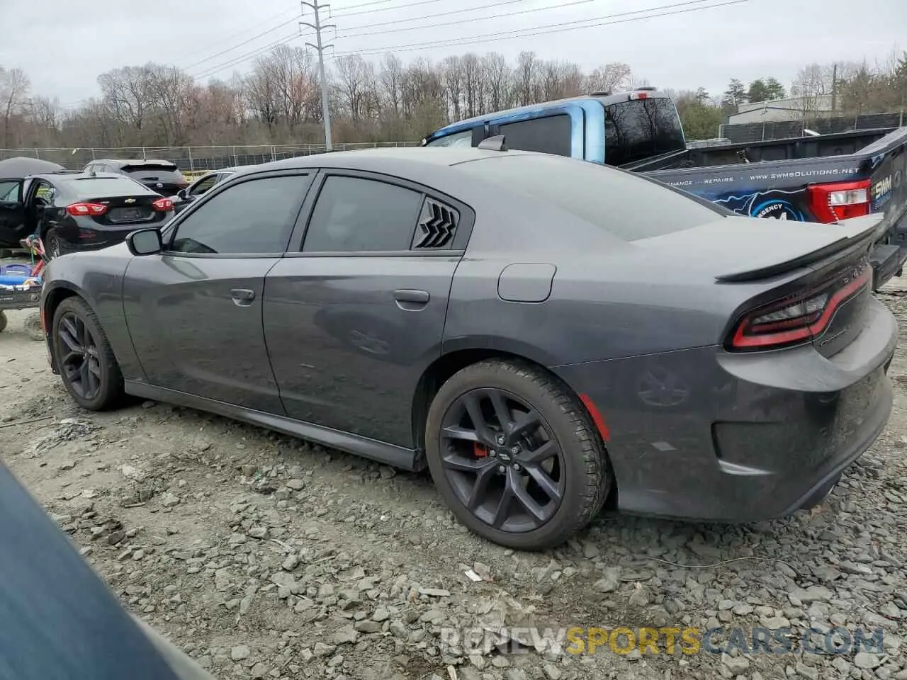 2 Photograph of a damaged car 2C3CDXHG7KH568289 DODGE CHARGER 2019