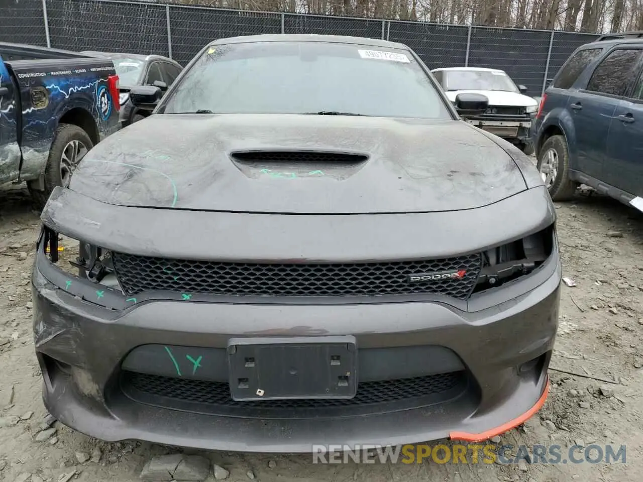 5 Photograph of a damaged car 2C3CDXHG7KH568289 DODGE CHARGER 2019