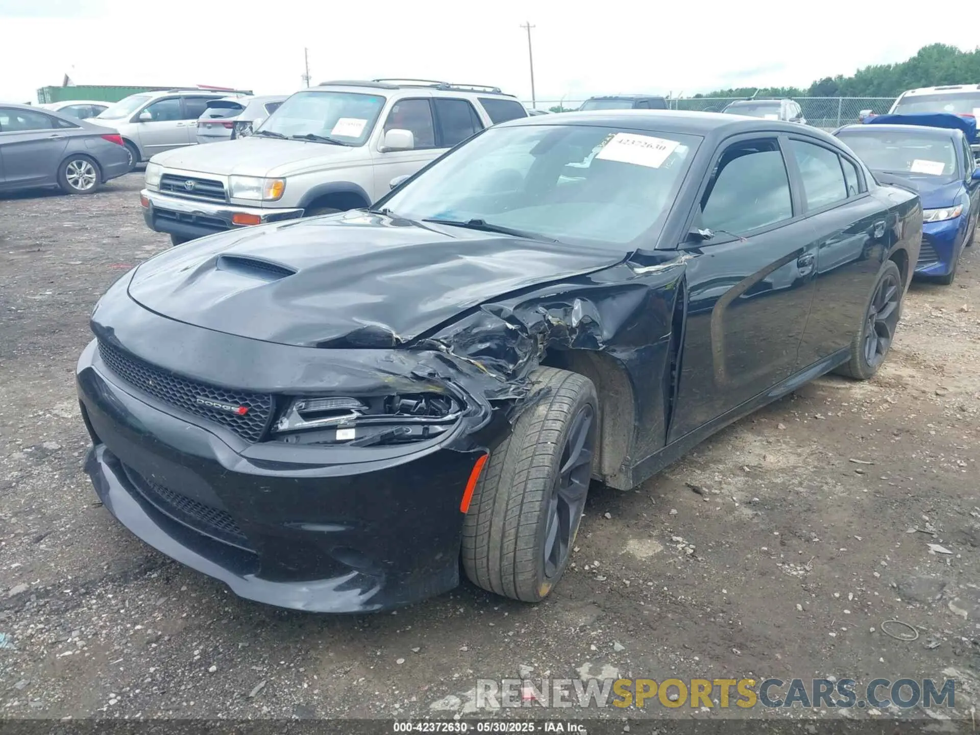 2 Photograph of a damaged car 2C3CDXHG7KH721382 DODGE CHARGER 2019