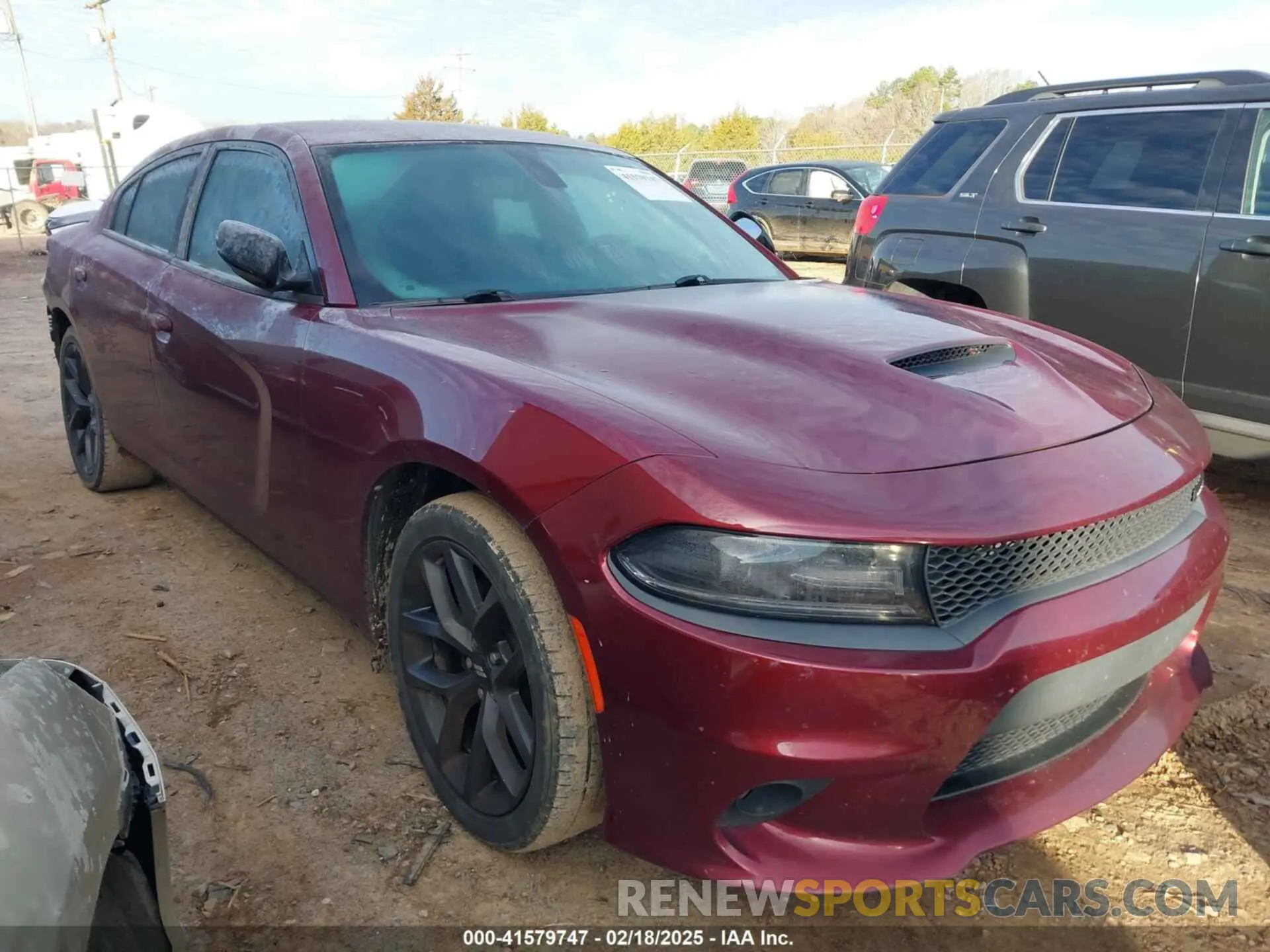1 Photograph of a damaged car 2C3CDXHG8KH544857 DODGE CHARGER 2019
