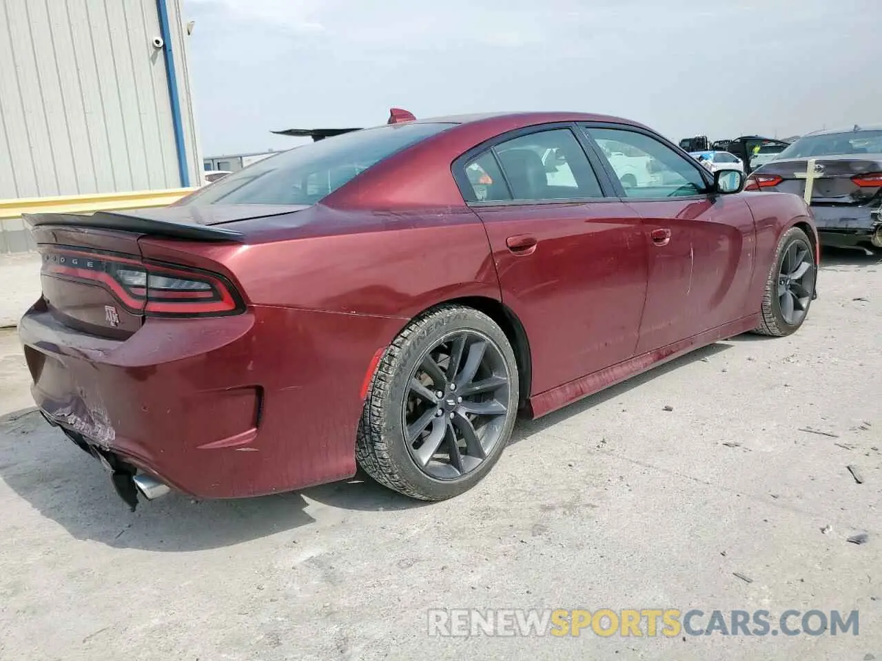 3 Photograph of a damaged car 2C3CDXHG8KH597557 DODGE CHARGER 2019