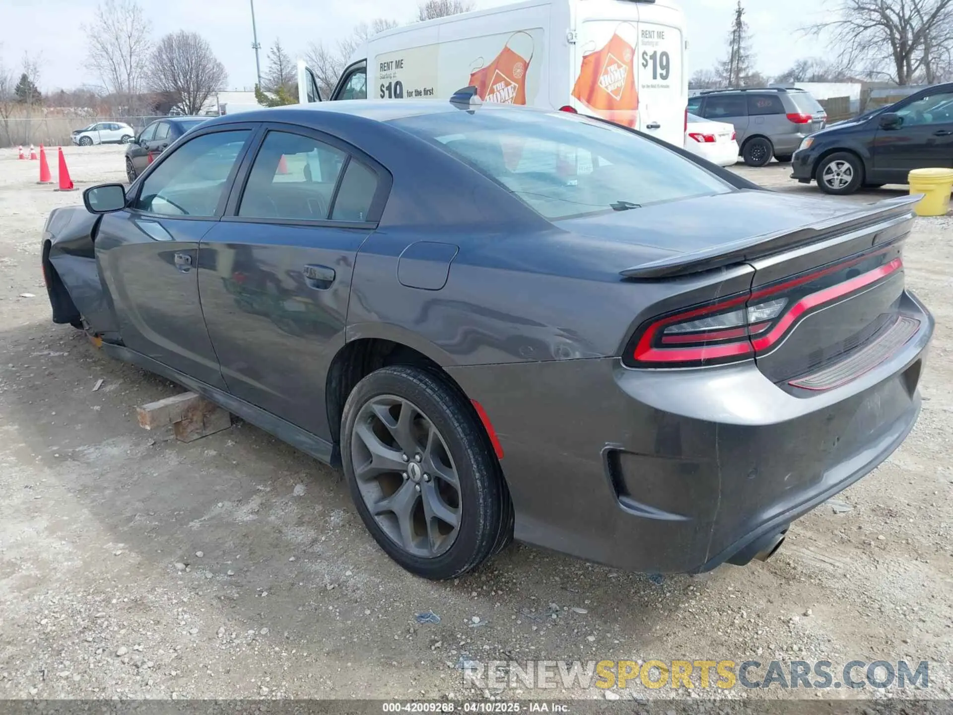 3 Photograph of a damaged car 2C3CDXHG8KH677988 DODGE CHARGER 2019