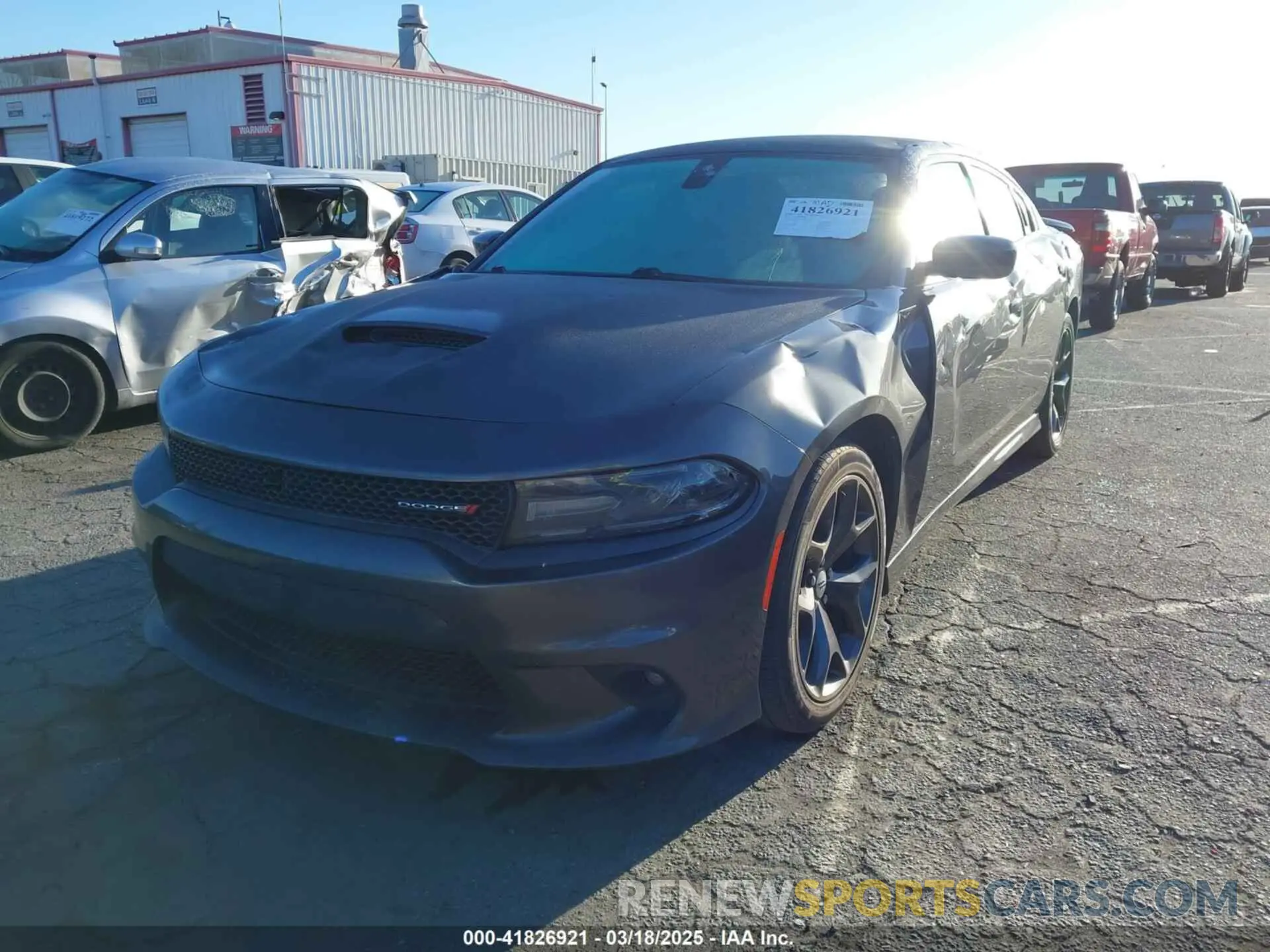 2 Фотография поврежденного автомобиля 2C3CDXHG8KH680955 DODGE CHARGER 2019