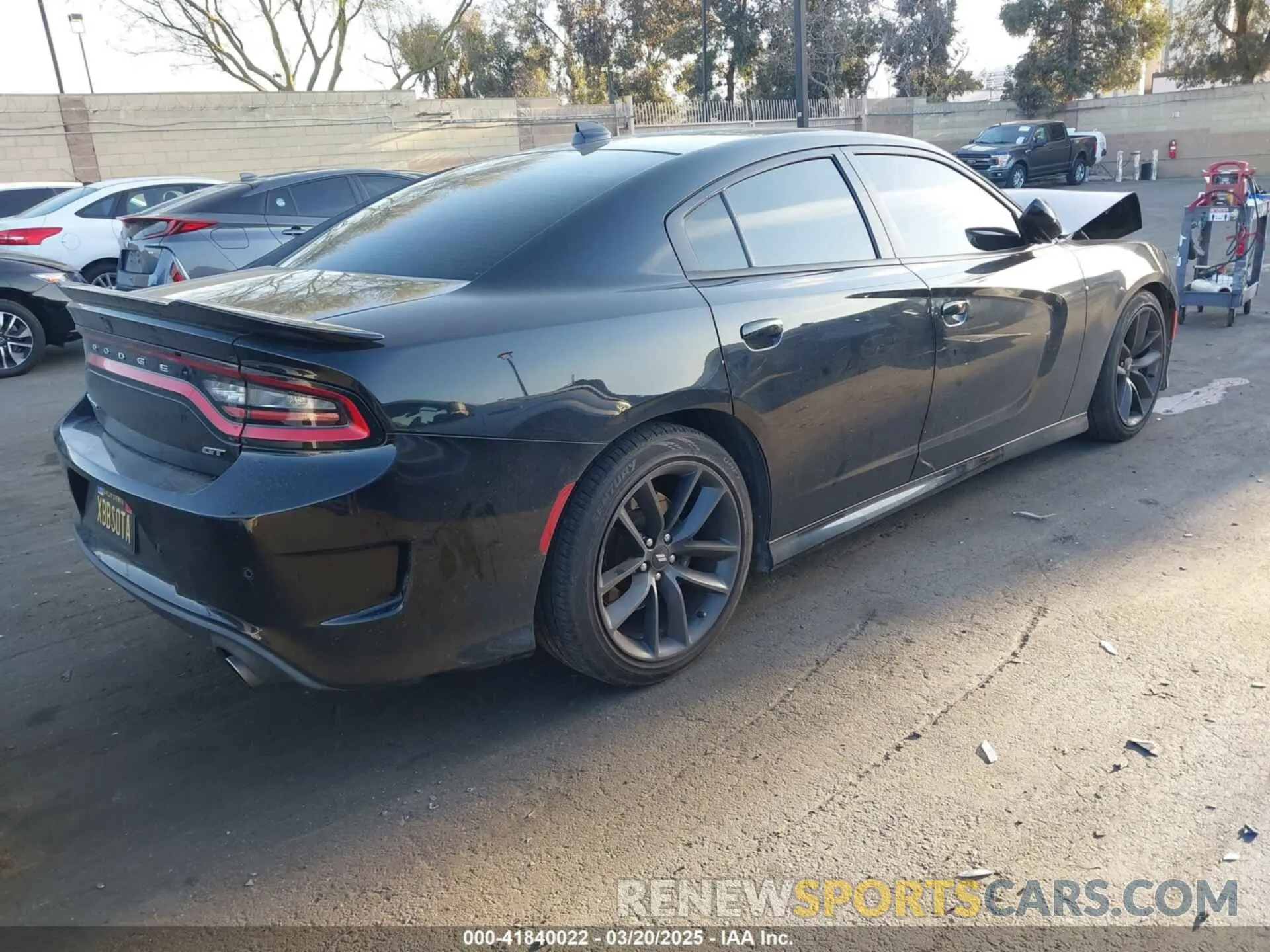 4 Photograph of a damaged car 2C3CDXHGXKH597477 DODGE CHARGER 2019