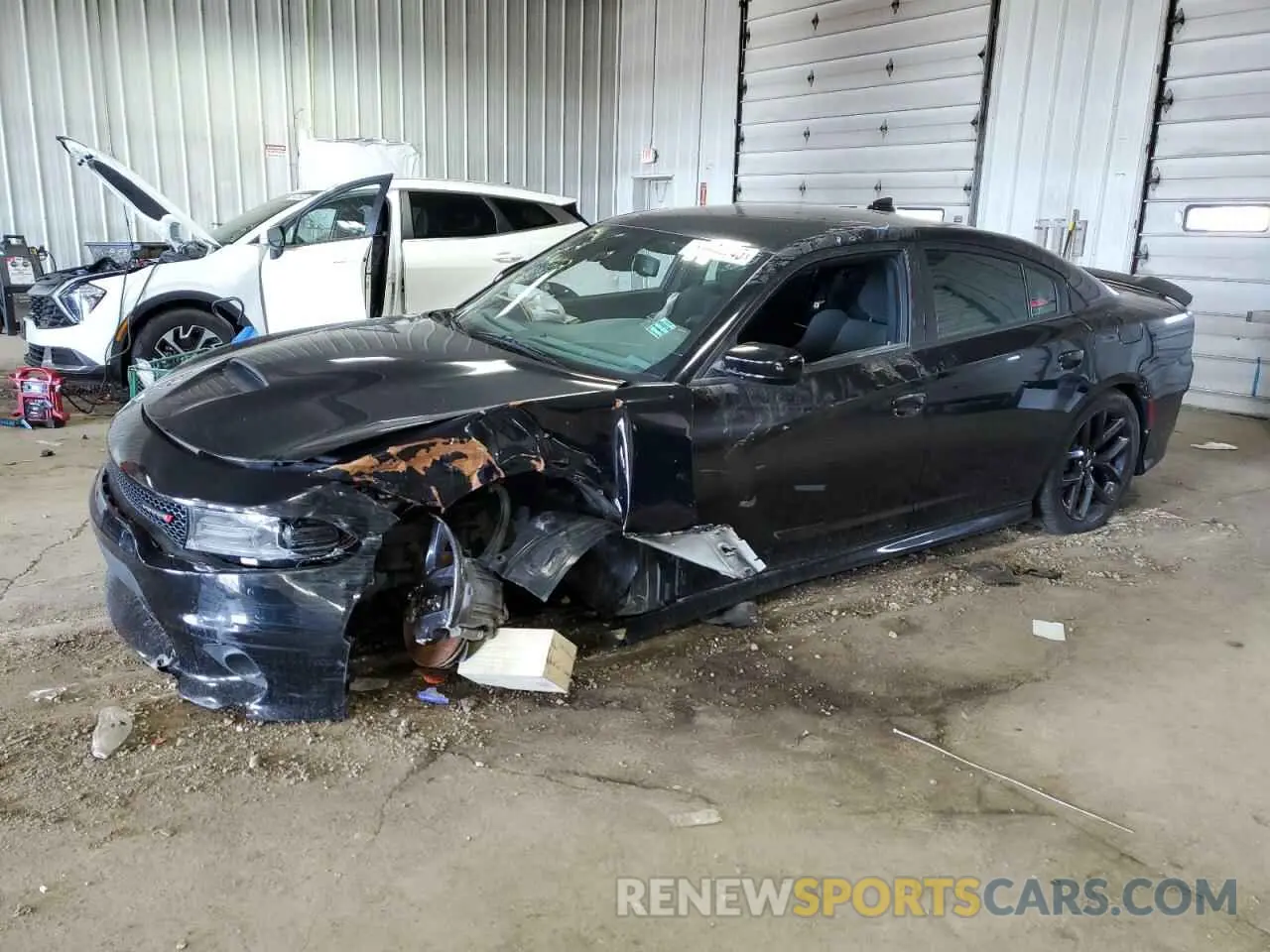 1 Photograph of a damaged car 2C3CDXHGXKH713759 DODGE CHARGER 2019