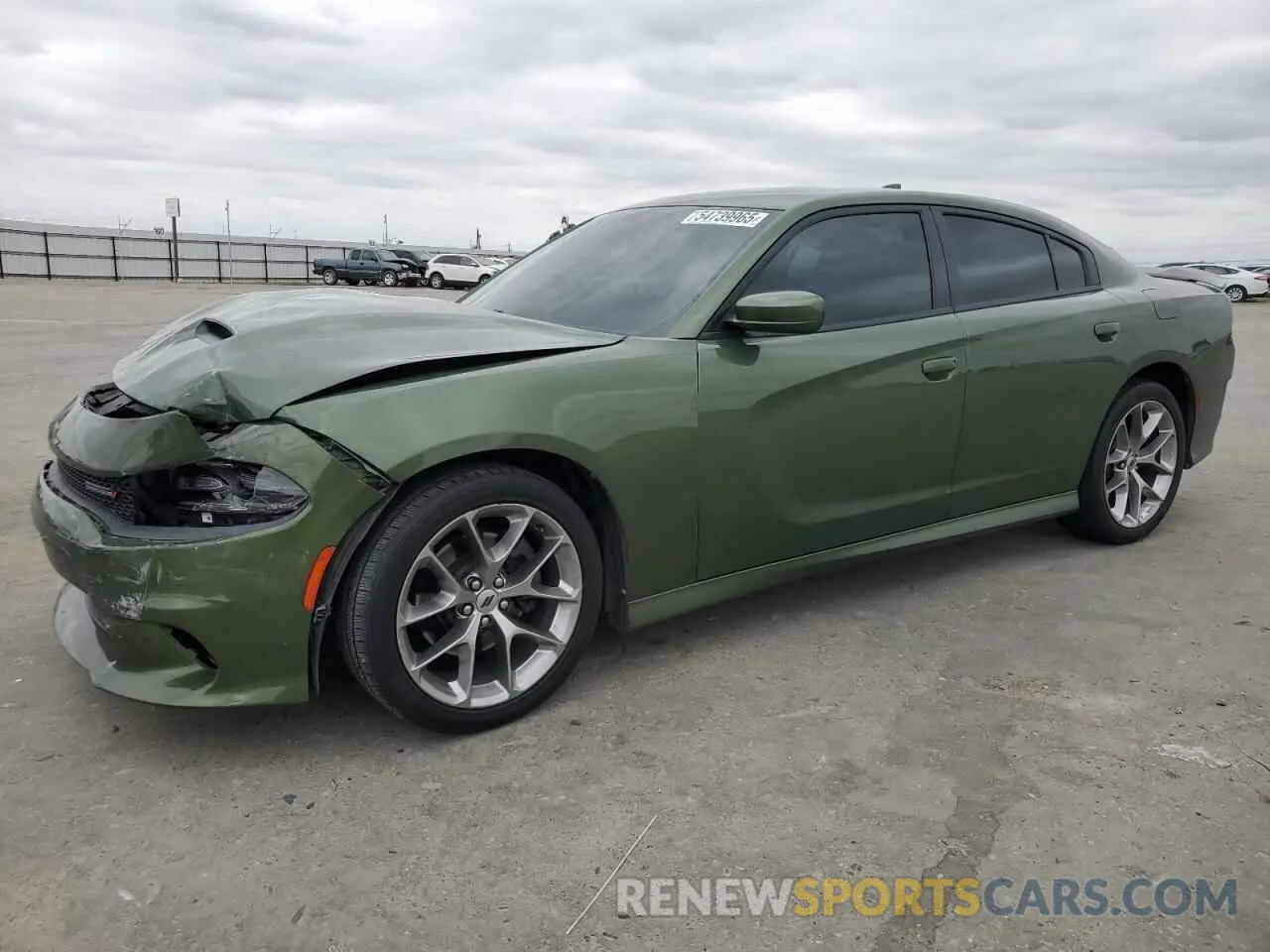 1 Photograph of a damaged car 2C3CDXHGXKH749094 DODGE CHARGER 2019