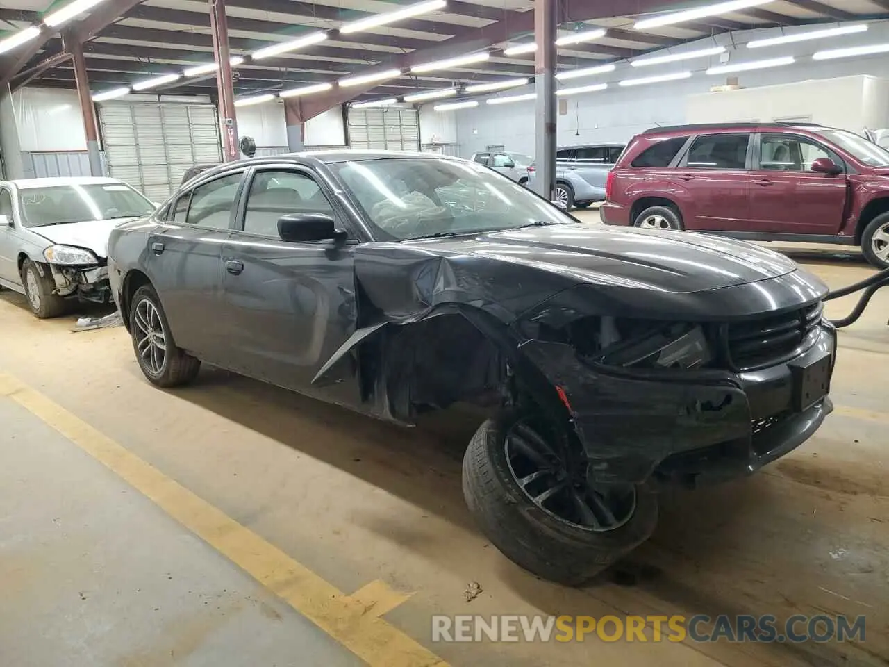 4 Photograph of a damaged car 2C3CDXJG2KH533251 DODGE CHARGER 2019