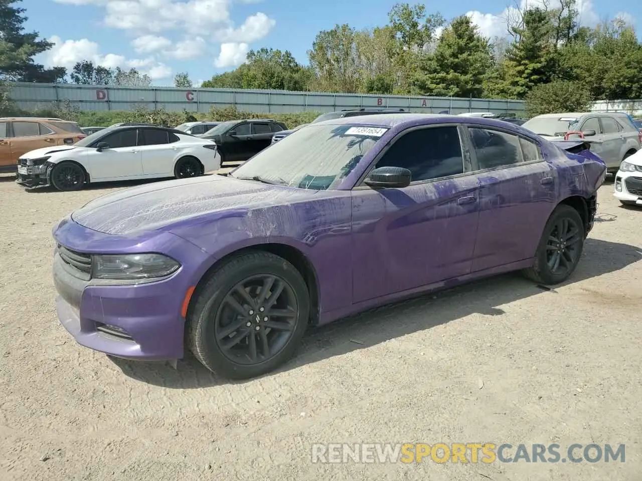 1 Фотография поврежденного автомобиля 2C3CDXJG4KH555364 DODGE CHARGER 2019