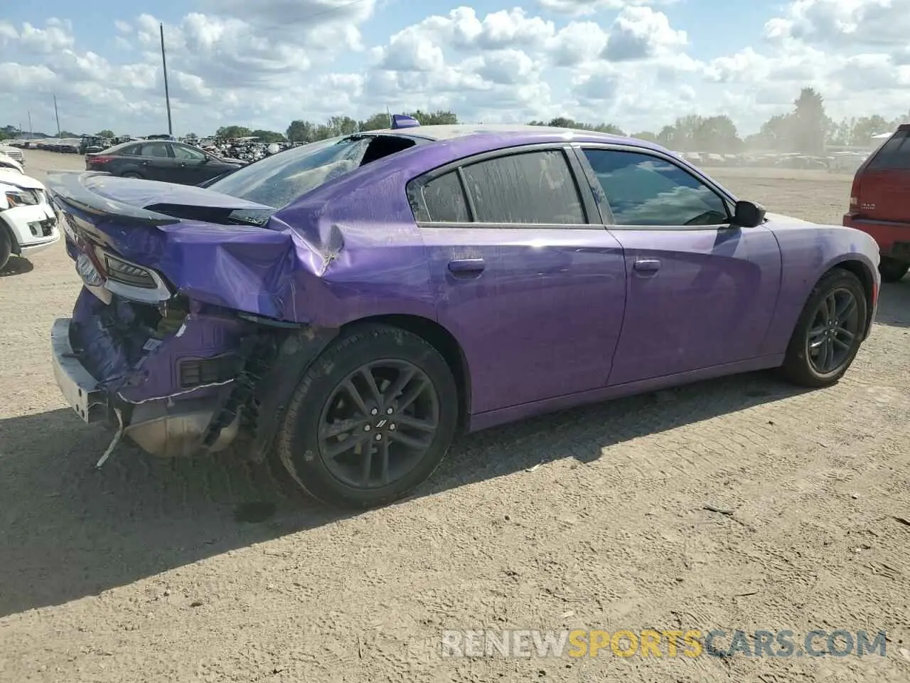 3 Фотография поврежденного автомобиля 2C3CDXJG4KH555364 DODGE CHARGER 2019