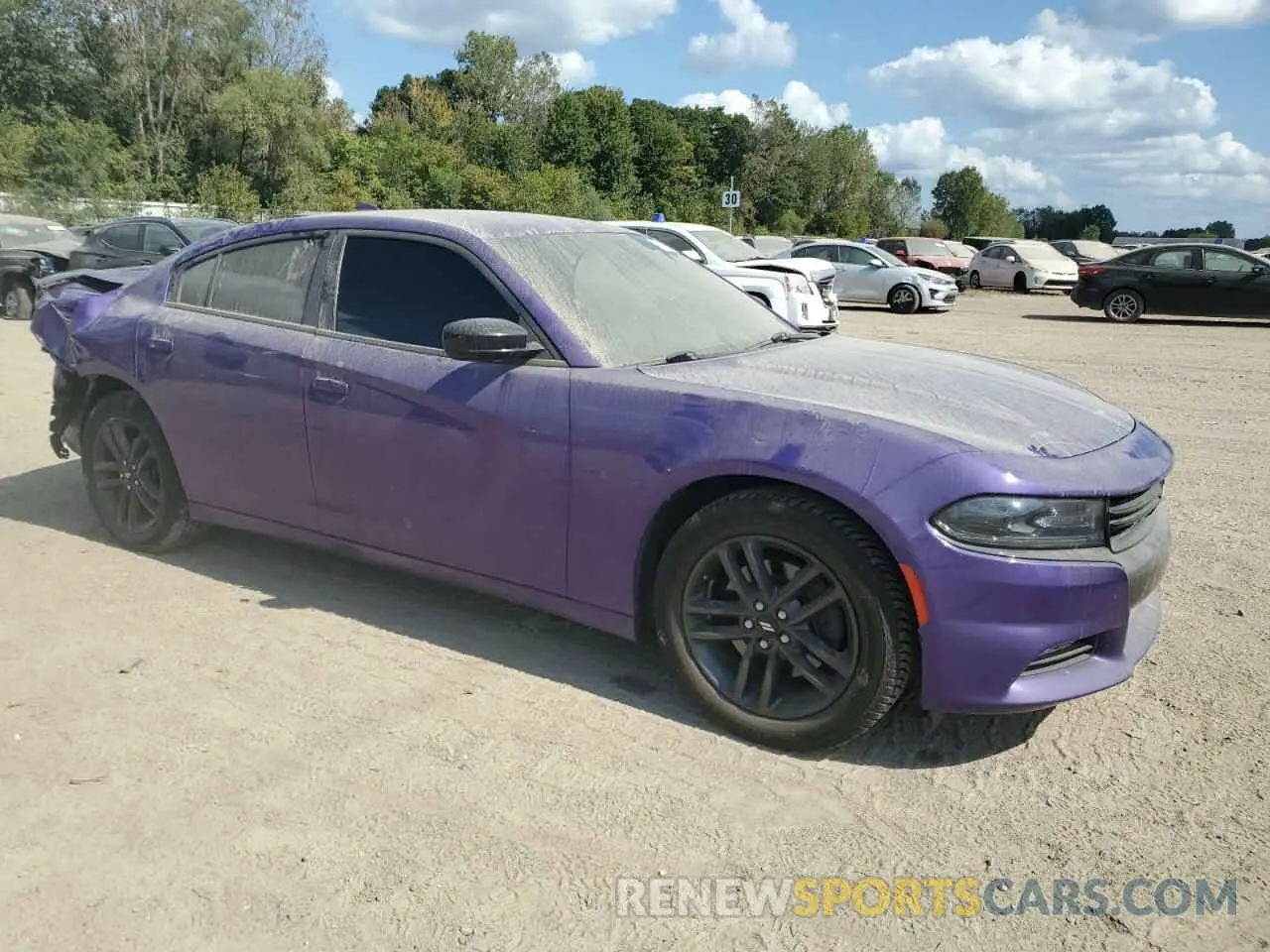 4 Фотография поврежденного автомобиля 2C3CDXJG4KH555364 DODGE CHARGER 2019