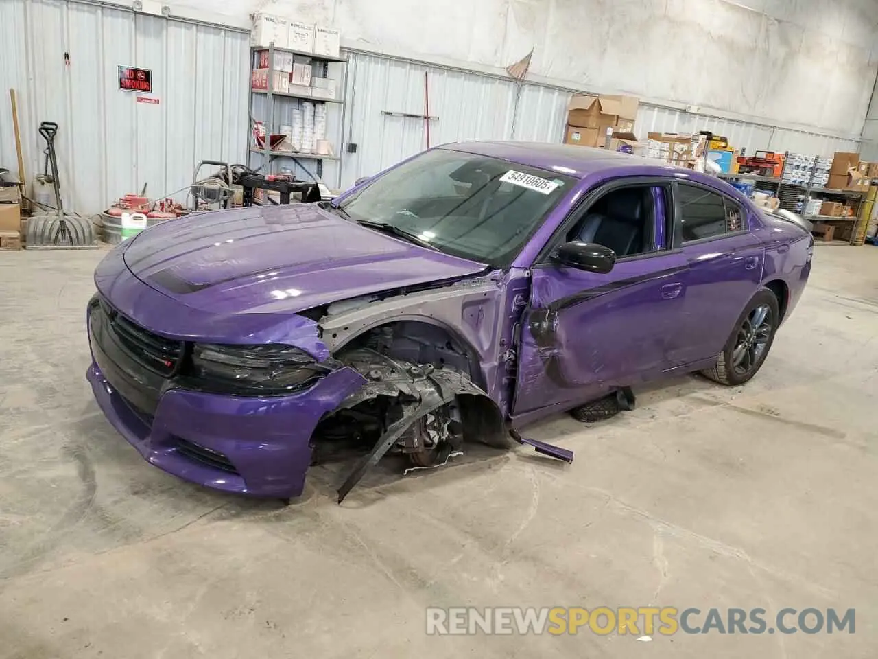 1 Фотография поврежденного автомобиля 2C3CDXJG5KH520588 DODGE CHARGER 2019