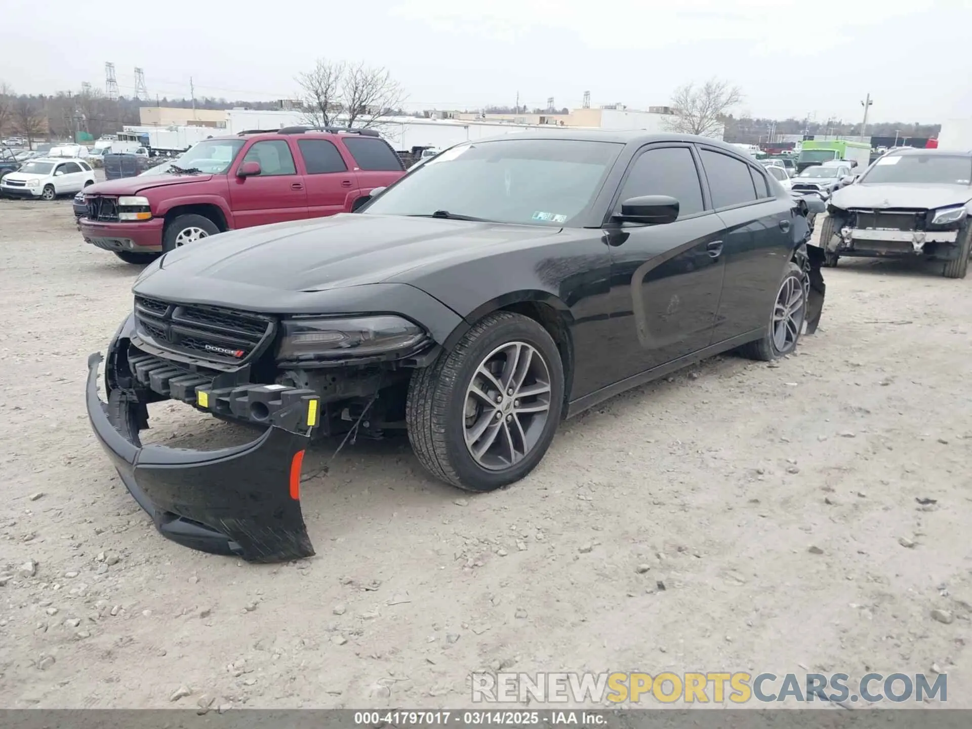 2 Photograph of a damaged car 2C3CDXJG7KH757728 DODGE CHARGER 2019