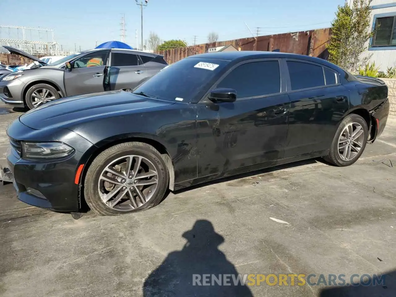 1 Photograph of a damaged car 2C3CDXJG8KH757818 DODGE CHARGER 2019