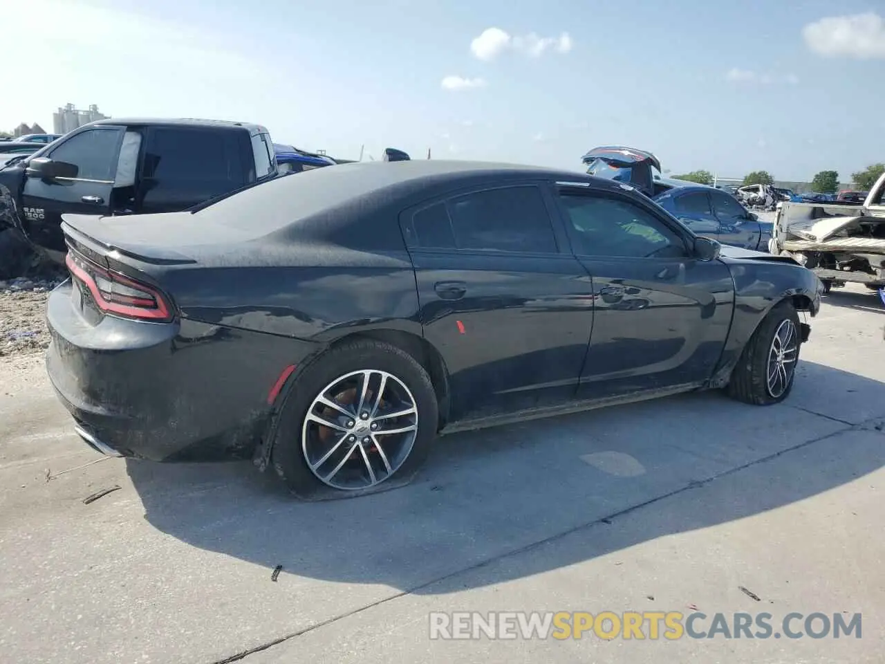 3 Photograph of a damaged car 2C3CDXJGXKH653881 DODGE CHARGER 2019